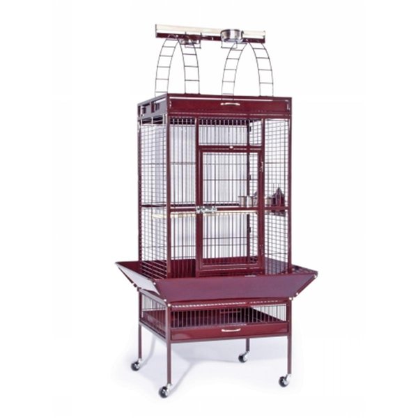 Bpf 24 in. x 20 in. x 60 in. Wrought Iron Select Cage - Garnet Red BP117503